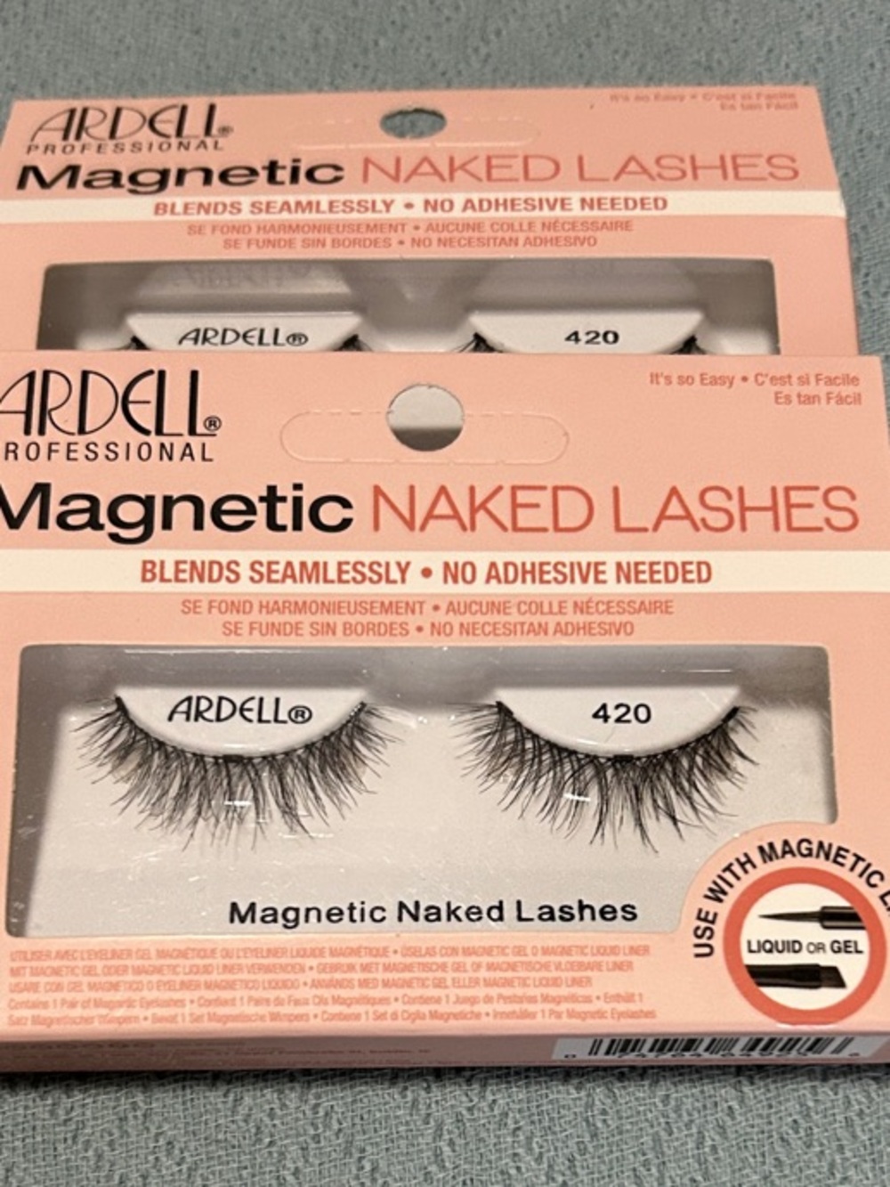 Ardell Magnetic Naked Lashes 420 - Pink Packaging set of 2 boxes
